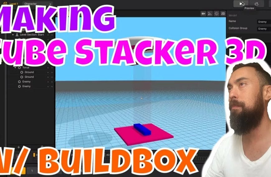 How to Make 3D Cube Stacker Game Buildbox…