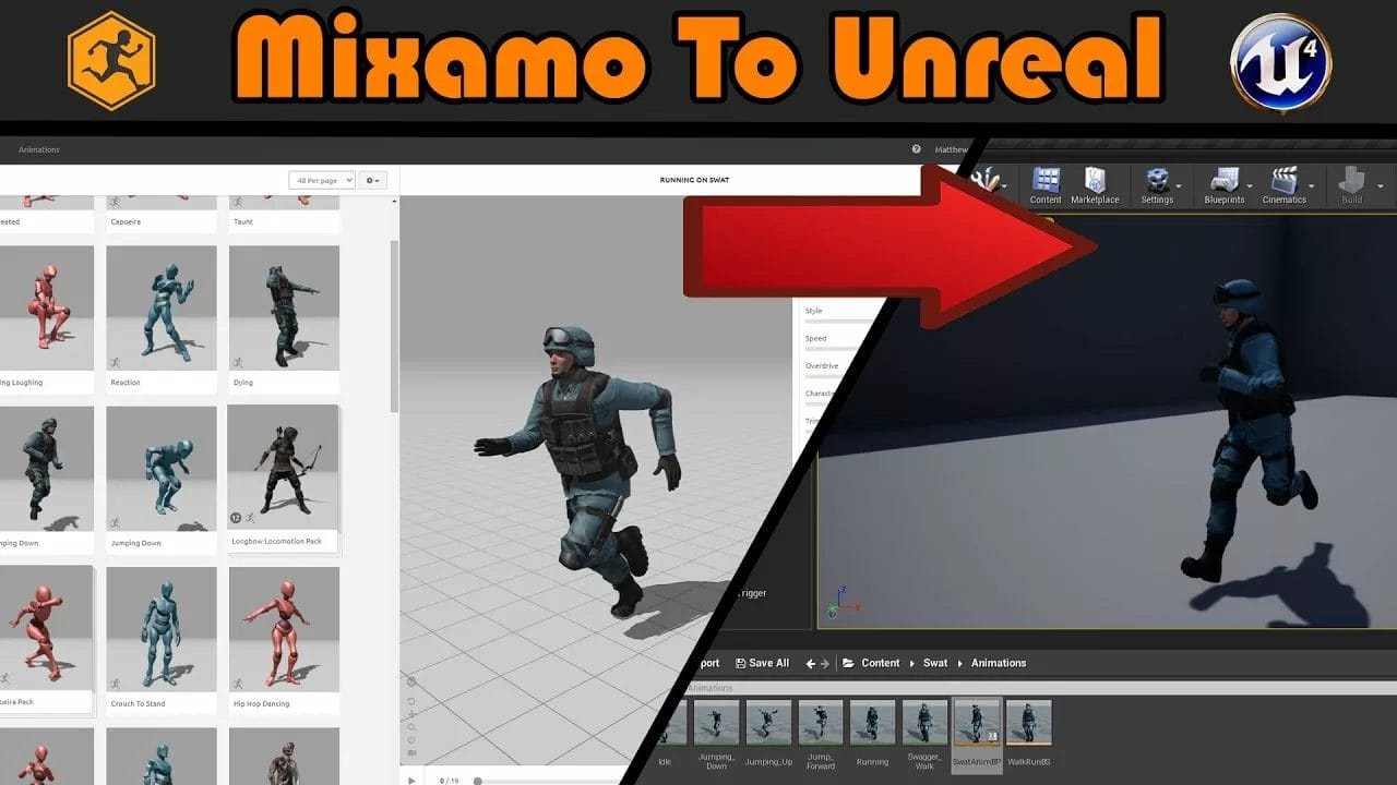 How to bring Mixamo Animations To Unreal 4/5