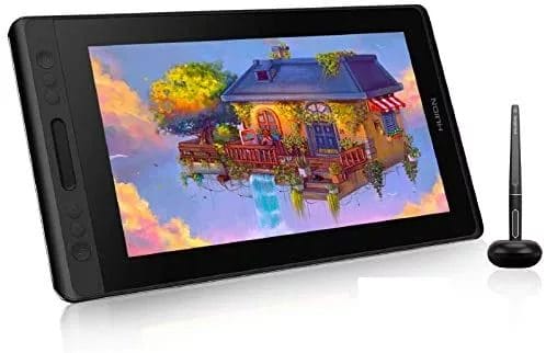 HUION Kamvas Pro 13 GT-133 Graphic Drawing Monitor 13.3 inch IPS Pen Display with Battery-Free Stylus, Full-Laminated Screen, 120% sRGB, Works with Chromebook