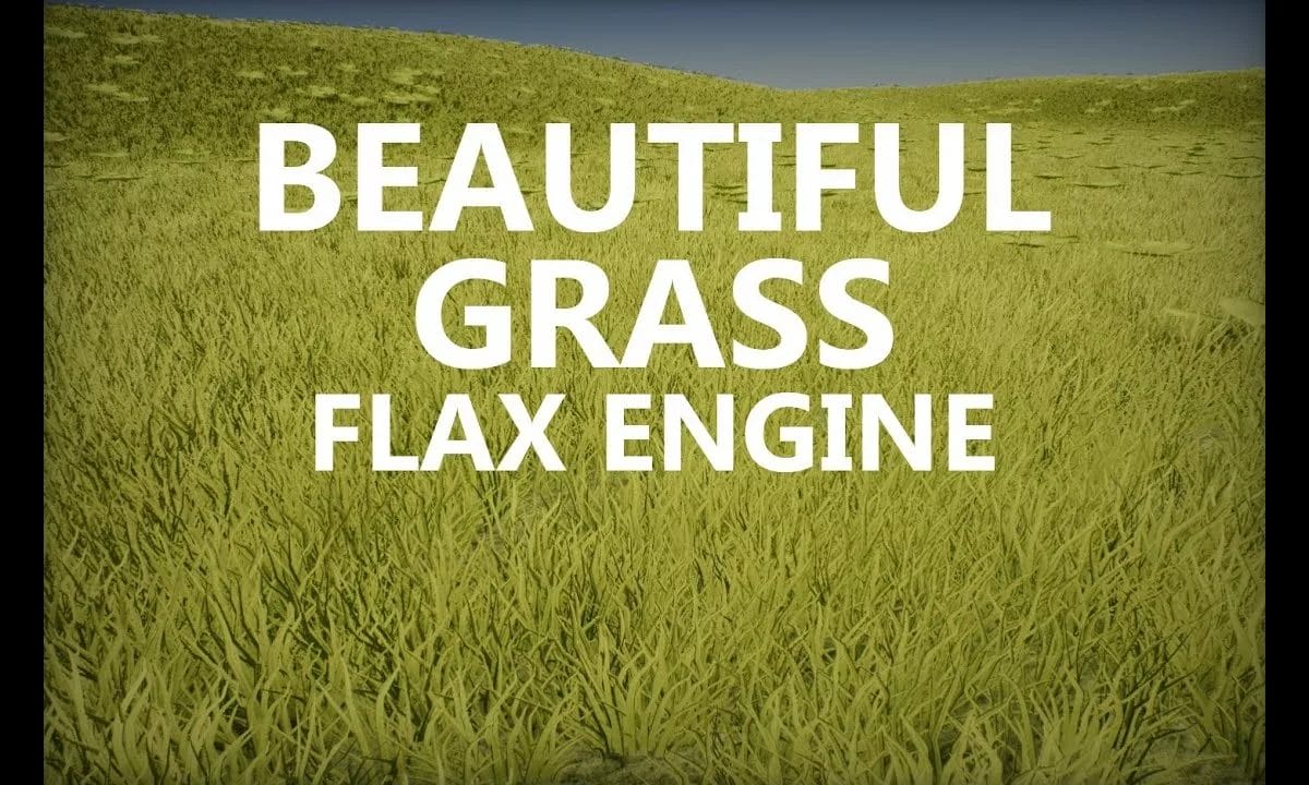 how to create grass in flax engine