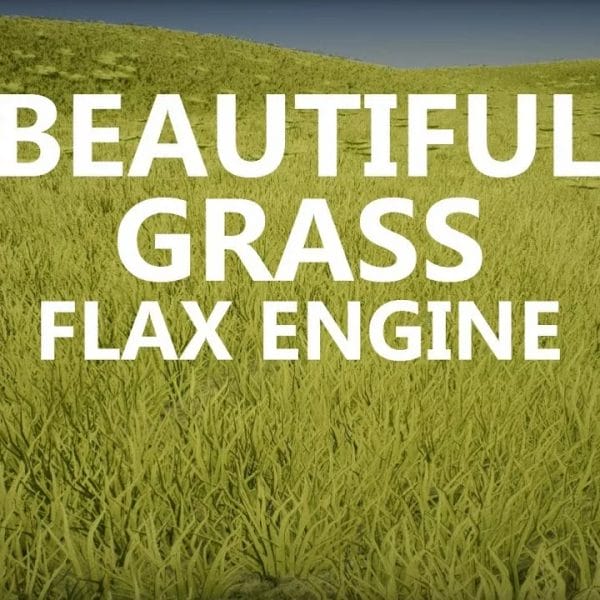How to make grass in flax engine