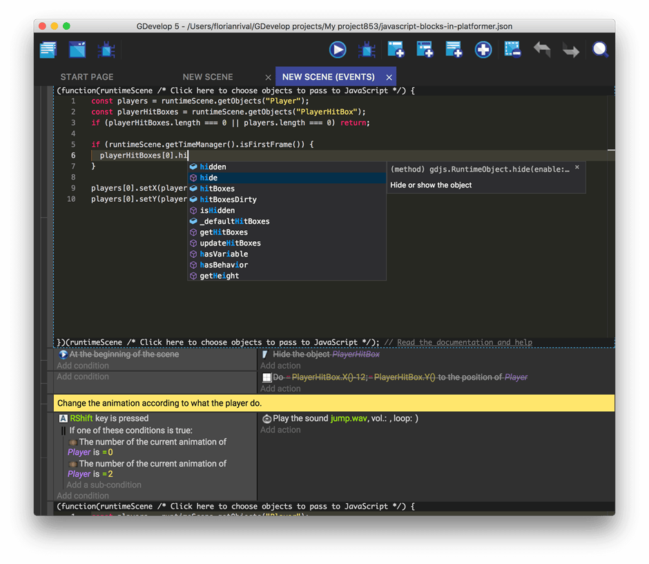 Reasons to use GDEVELOP in your game -