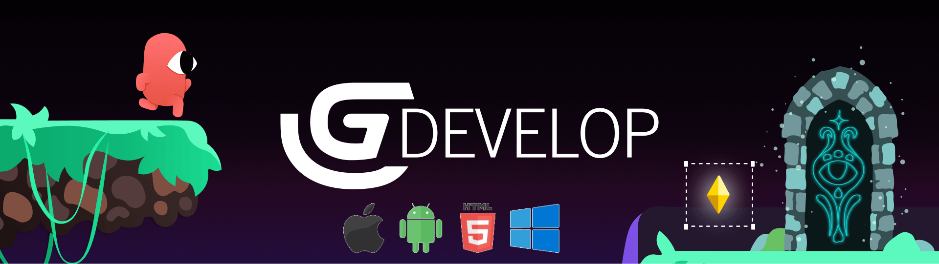 reasons to use GDEVELOP in your game