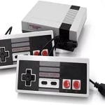 Classic Retro Console MINI NES Classic Retro Console, AV Output Mini NES Old Video Game Console Built-in 620 Games with 2 Classic Controllers for Adults and Children