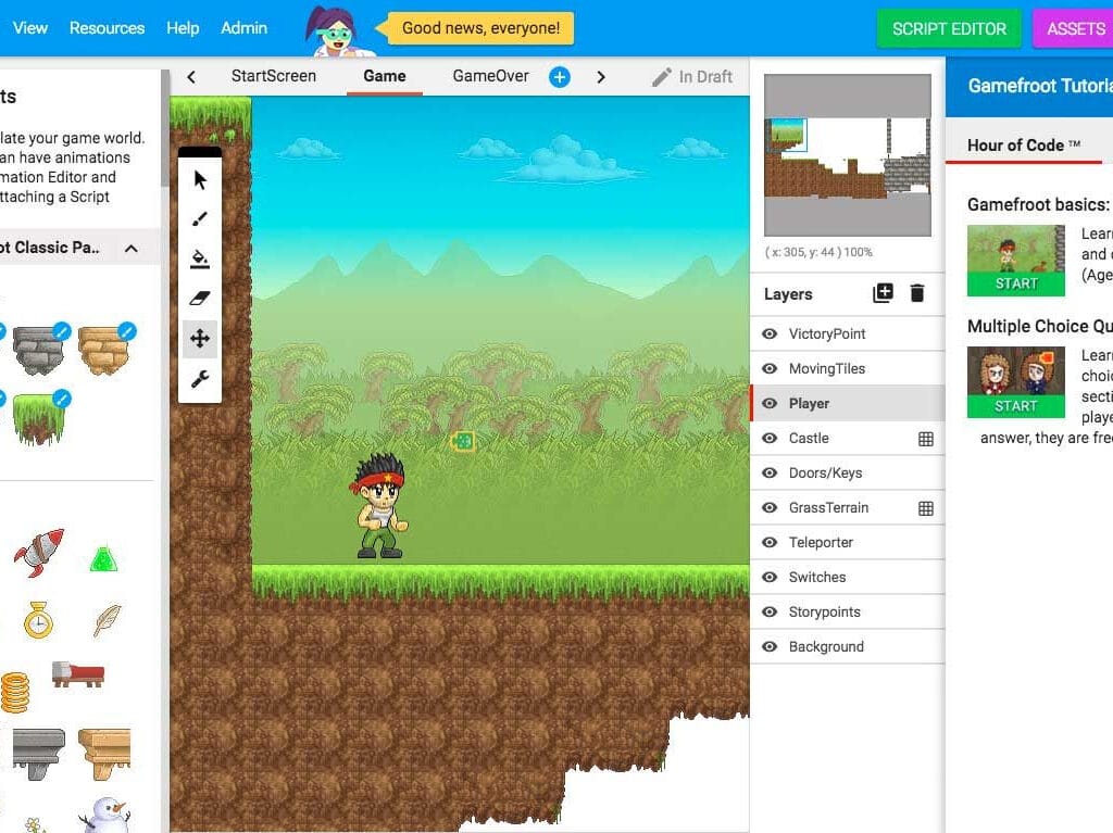 How to make a game - Gamefroot