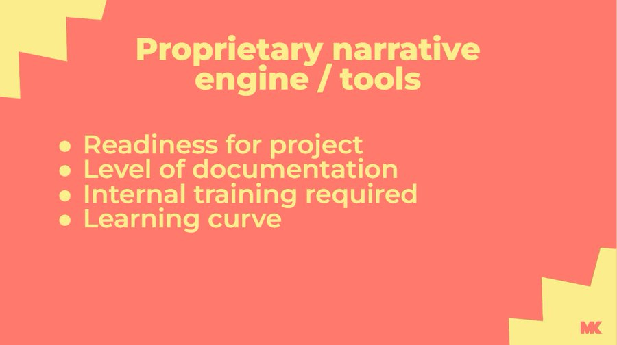 Narrative Pipelines GDC Talk