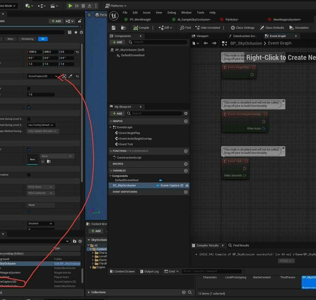 how to make a simple sky-occlusion system