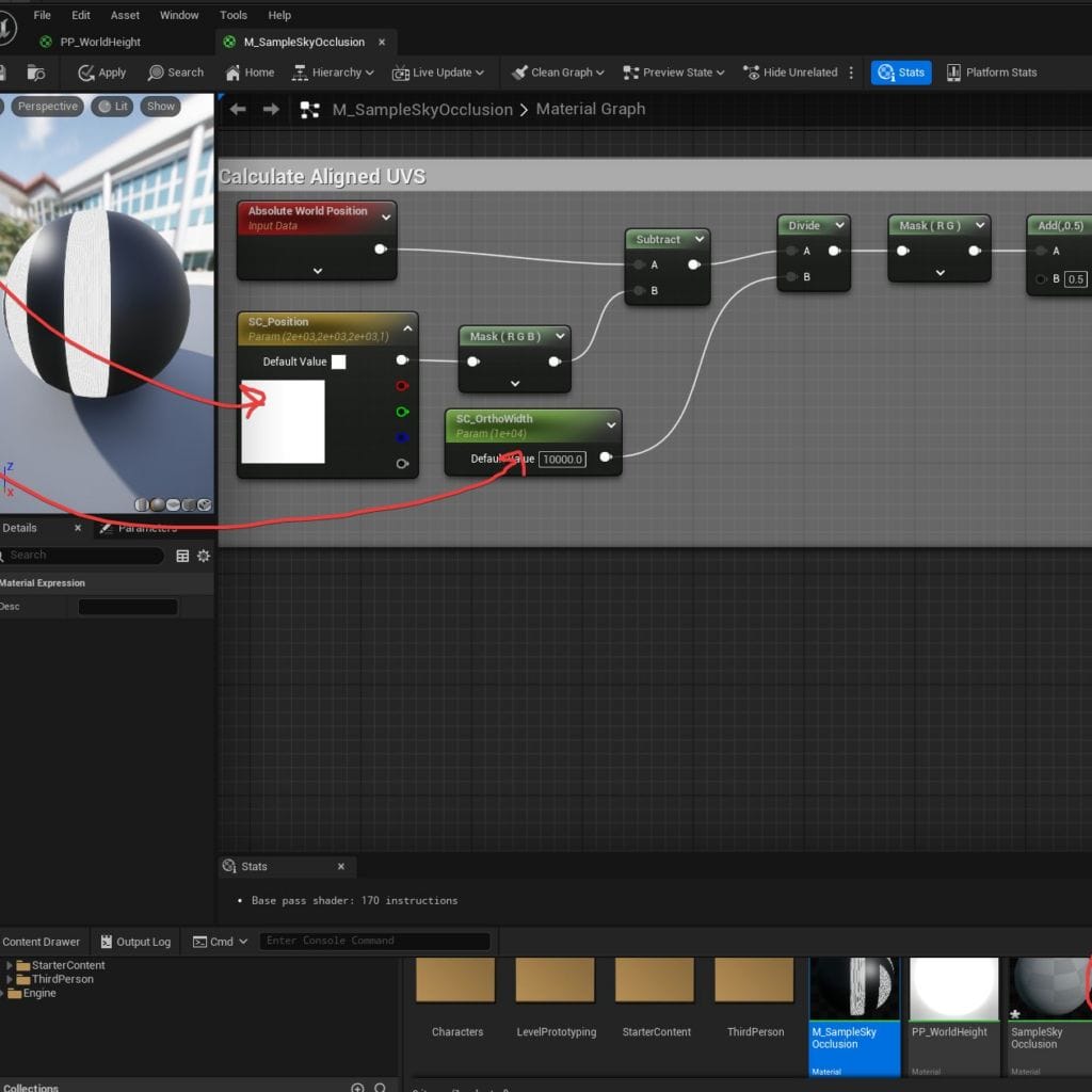 how to make a simple sky-occlusion system