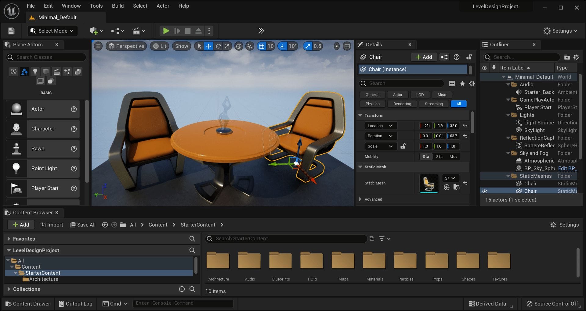 Unity vs Unreal Engine 2023 - Unreal Engine Scene View