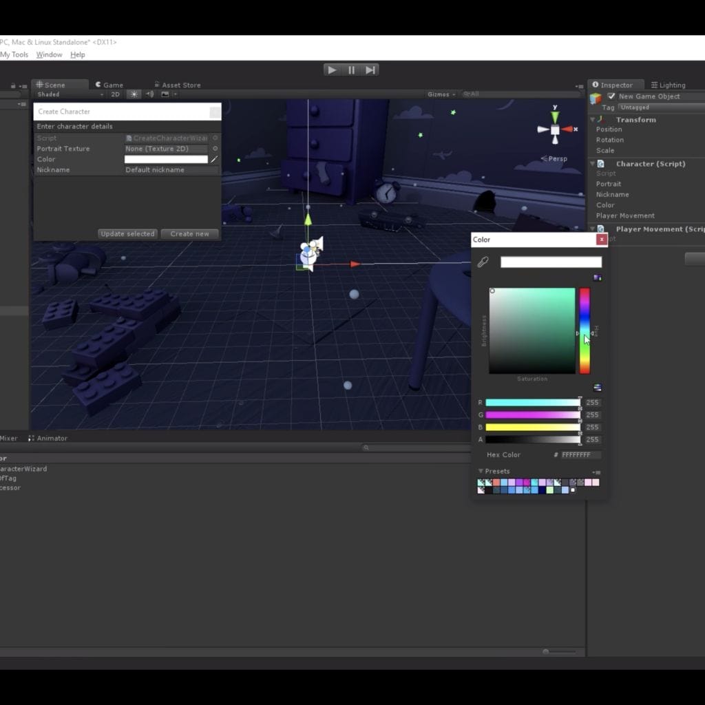 game development with unity - Unity IDE