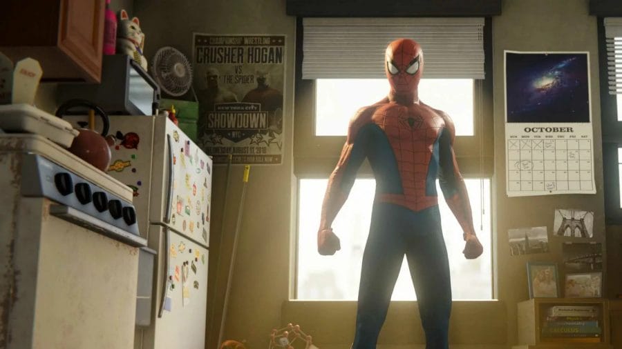 gaming with mathematics  -  Screenshot of the game Spiderman