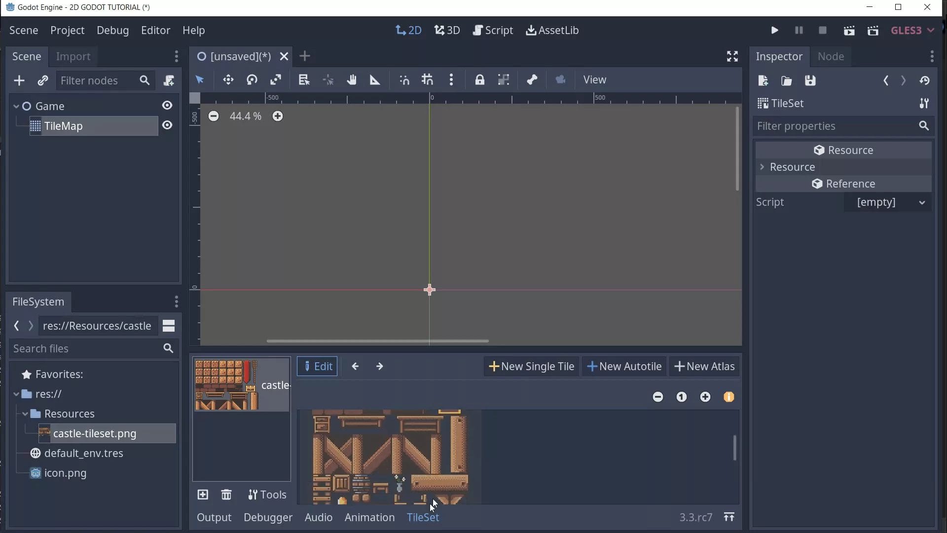 How To Make A 2d Platformer In Godot - Setting level
