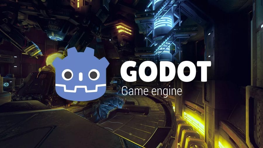 The logo for Godot game engine, a viable game engine for professional development.