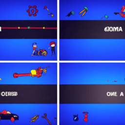 An image showcasing a diverse range of interactive elements like character customization, engaging puzzles, dynamic environments, and multiplayer features, illustrating the process of implementing core features in game design