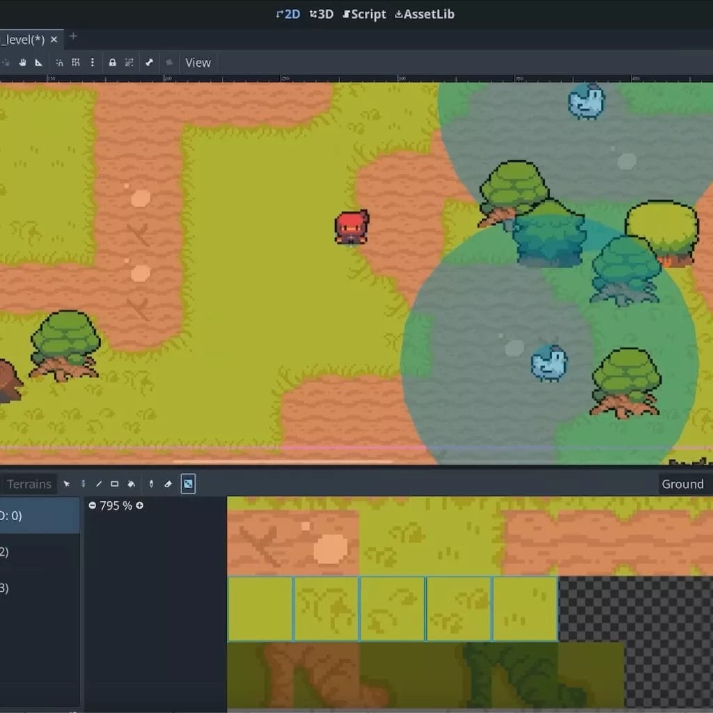 Introducing Godot 4 -Godot new tilese­t and tilemap editor