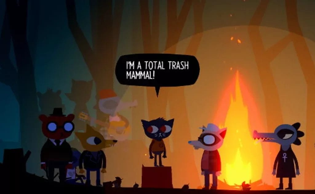 A group of cartoon characters Making a Game.