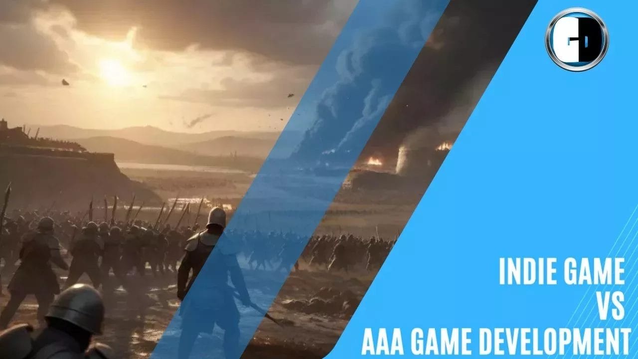 Comparing Indie game development to AAA Game development.