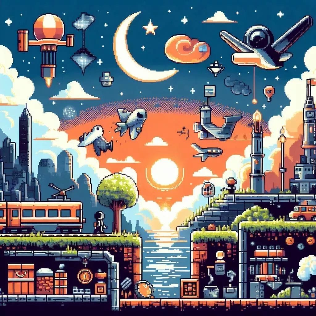 How to Complete Your Indie Game Project -- Setting Realistic Goals for Your Indie Game Project -- Indie game featuring unique pixel art. Explore a vibrant world as the hero or embrace the challenge of being a zero.