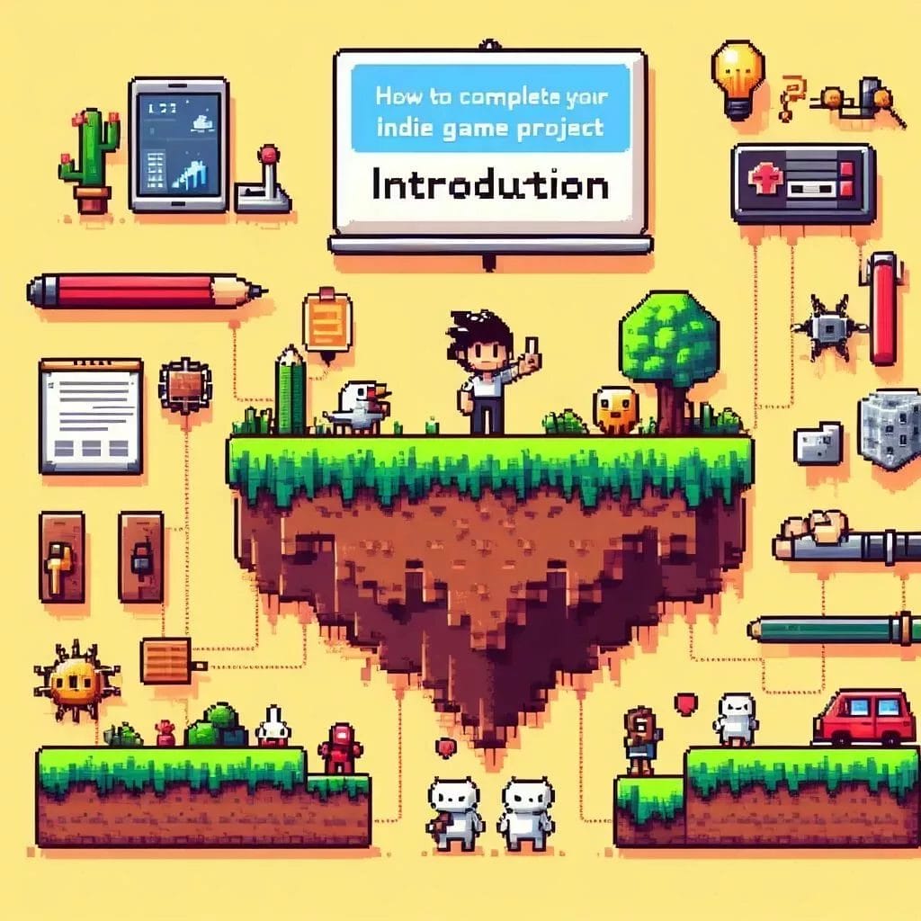How to Complete Your Indie Game Project -- Building a Strong Foundation with a Clear Vision and Concept -- How to complete your Indie Game project and become the Zero to Hero.