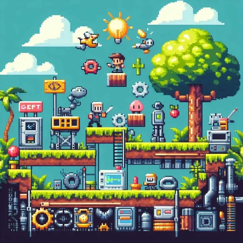 How to Complete Your Indie Game Project -- Creating a Compelling Storyline and Characters for Your Game Designing Engaging Levels and Gameplay Mechanics -- Zero is an indie game project featuring pixel art. Heroically dive into a world of captivating visuals created through the meticulous craft of pixel art.