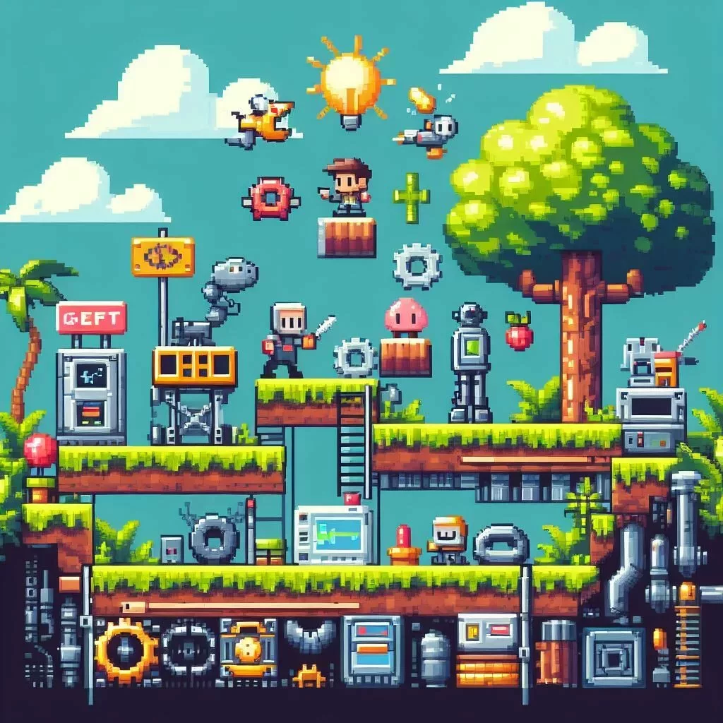How to Complete Your Indie Game Project -- Creating a Compelling Storyline and Characters for Your Game Designing Engaging Levels and Gameplay Mechanics -- Zero is an indie game project featuring pixel art. Heroically dive into a world of captivating visuals created through the meticulous craft of pixel art.