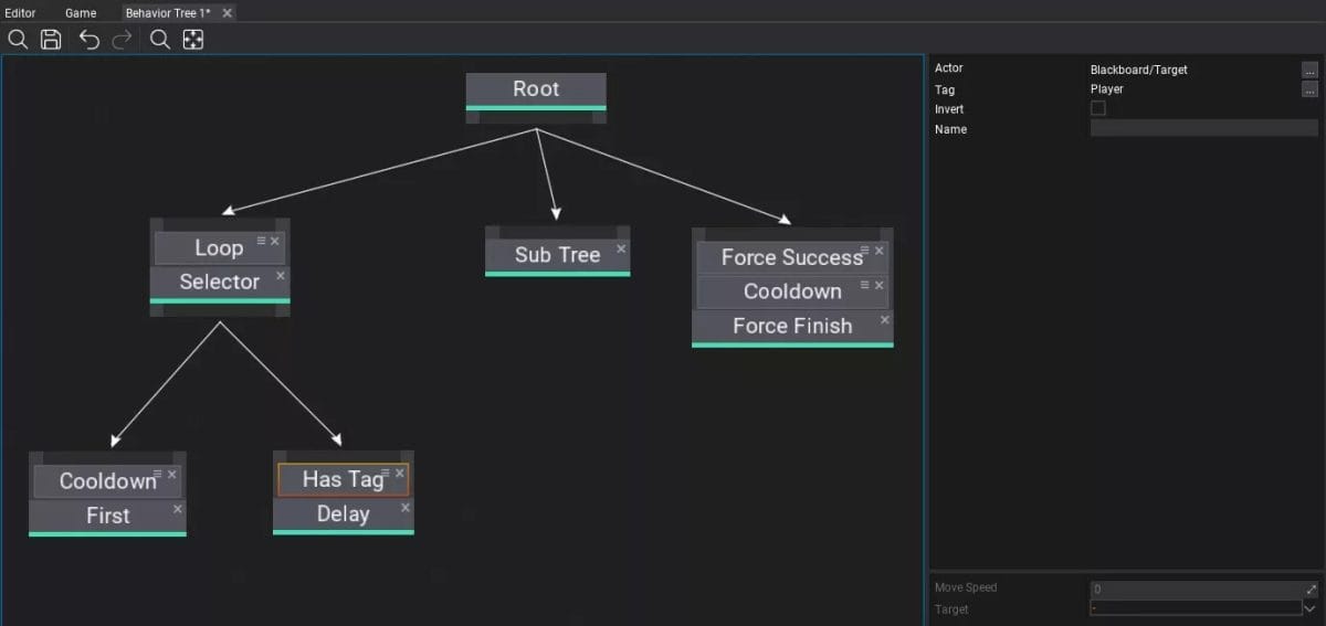 Flax Engine 1.7 Released - A screen shot of a computer screen showing a tree diagram.